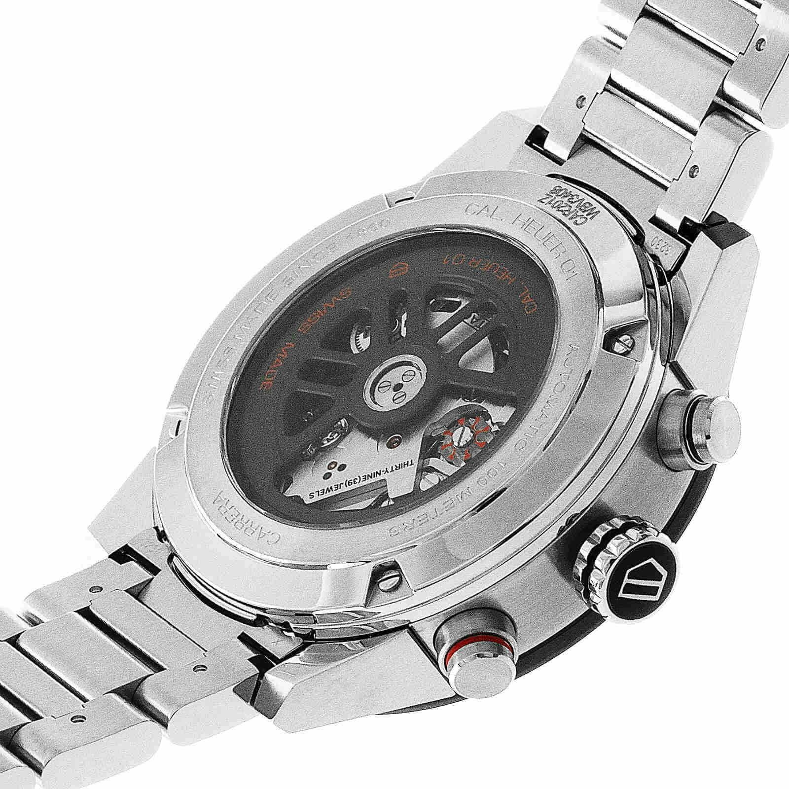 TAG Heuer Carrera 01 Steel Black Replica
