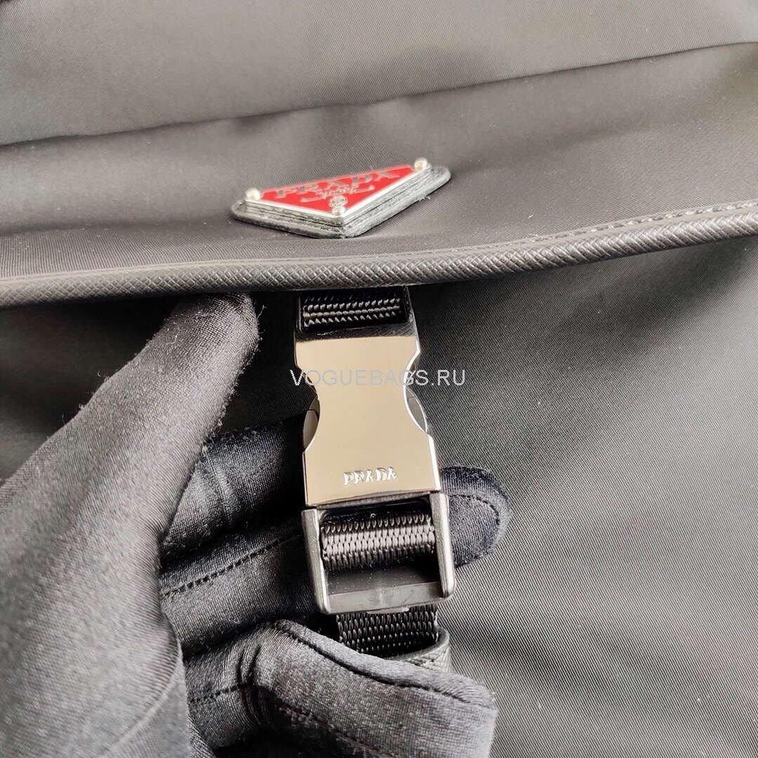 Replica Prada 2VH110 Nylon Cross Body Bag Black