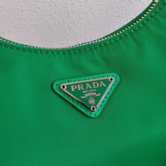 Replica Prada 1BH204 Prada Re-Edition 2005 Nylon Bag Green