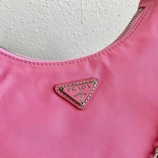 Replica Prada 1BH204 Prada Re-Edition 2005 Nylon Bag Pink