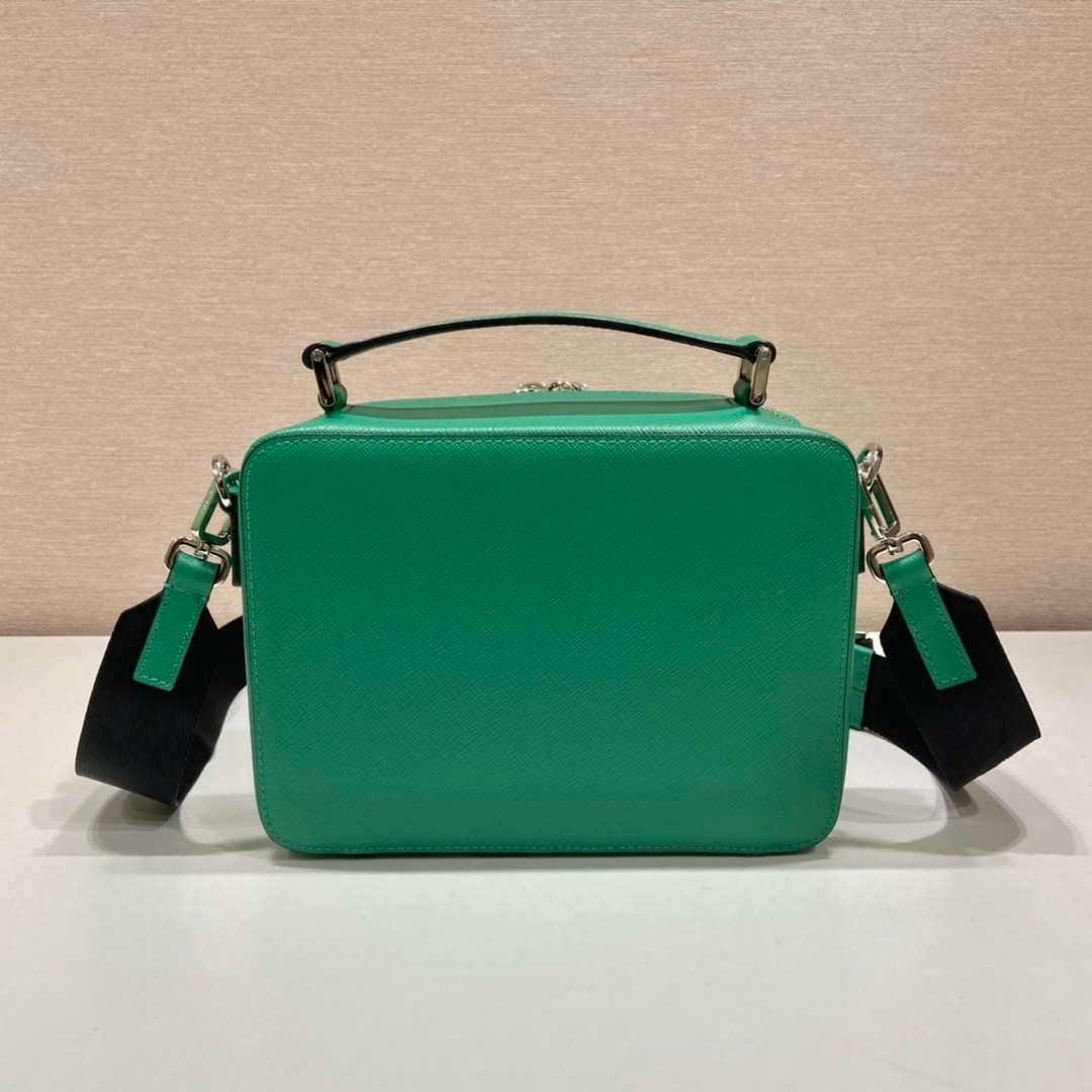 Replica Prada 2VH069 Brique Saffiano leather bag Green