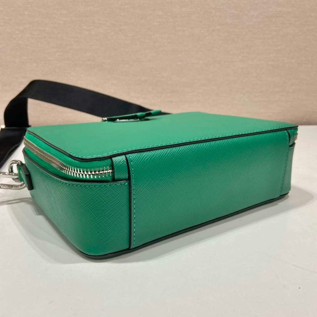 Replica Prada 2VH069 Brique Saffiano leather bag Green