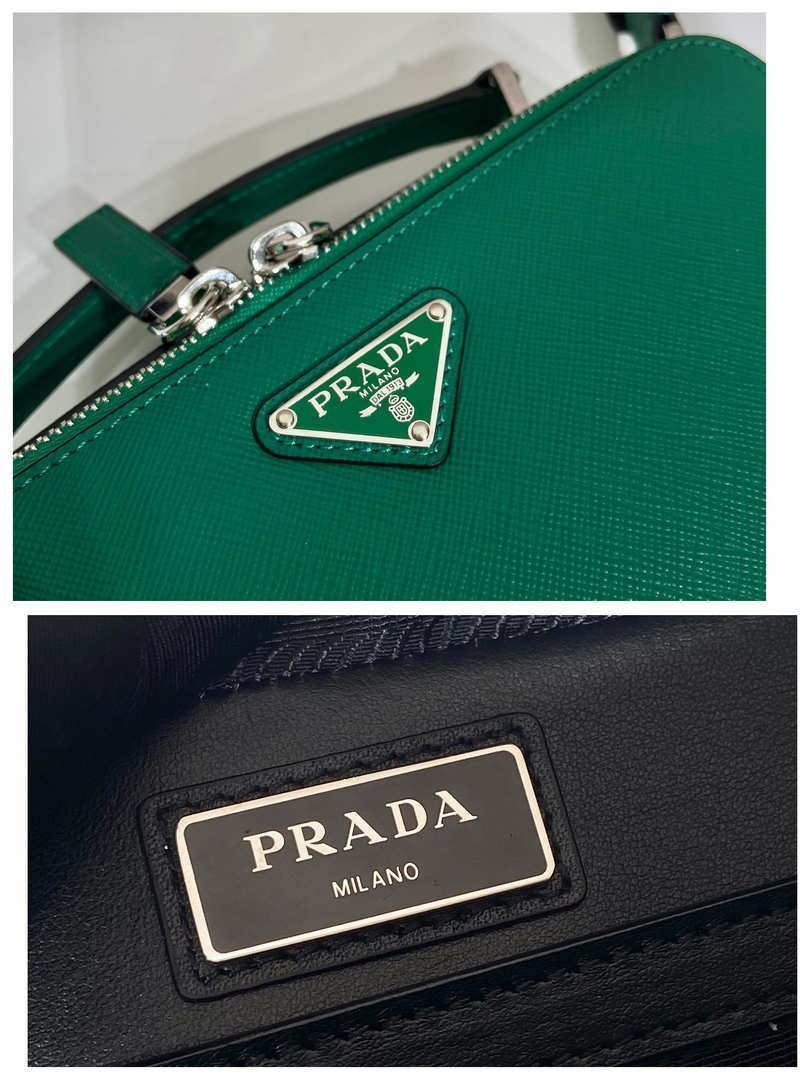 Replica Prada 2VH069 Brique Saffiano leather bag Green