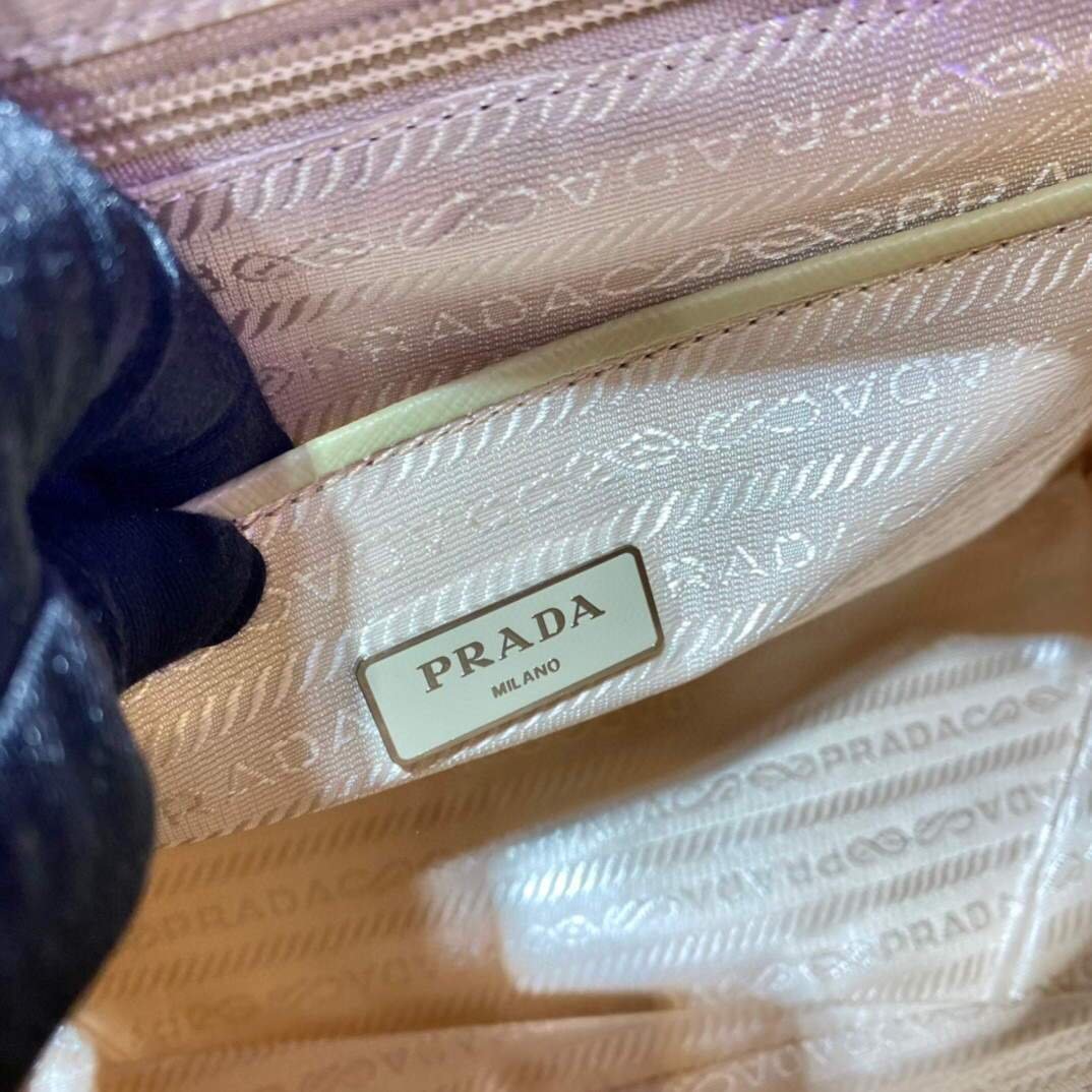 Replica Prada Medium Nylon Shoulder Bag 1BD671 Apricot