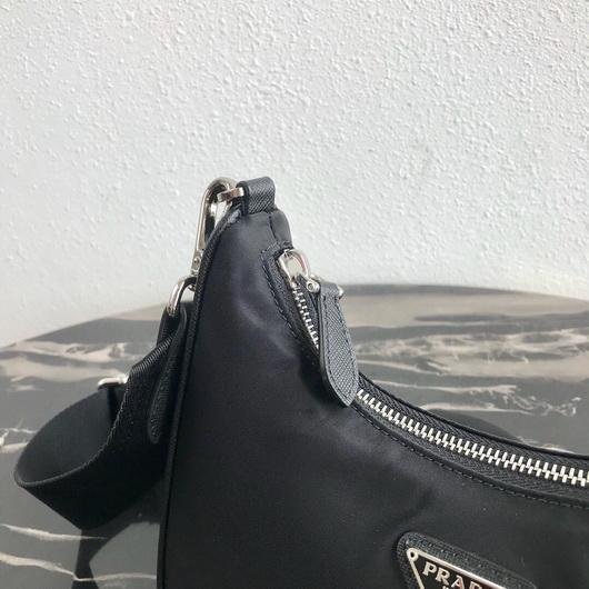 Replica Prada 1BH204 Prada Re-Edition 2005 Nylon Bag Black