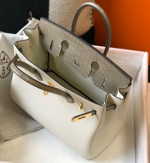 Replica Hermes Birkin Handbags Designer Hermes Tote Bag Togo Leather 28327