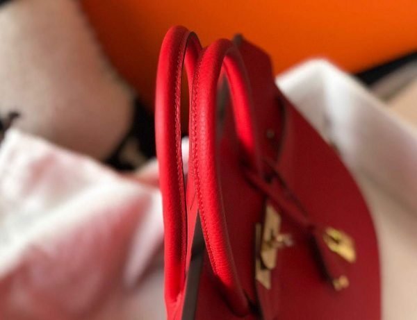 Replica Hermes Birkin Designer Tote Bag Togo Leather 28344 Red