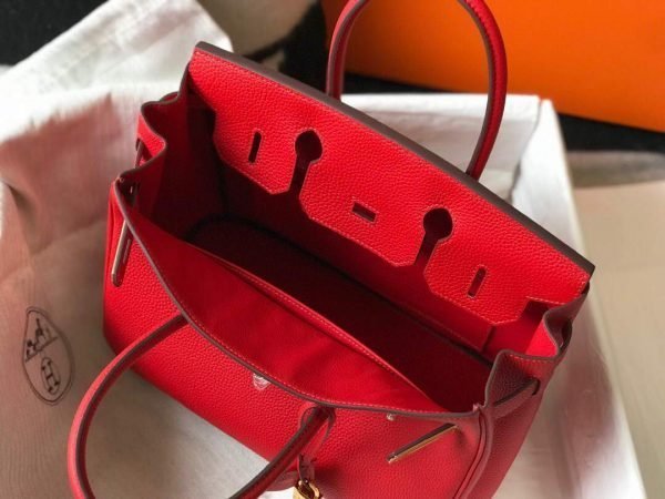 Replica Hermes Birkin Designer Tote Bag Togo Leather 28344 Red
