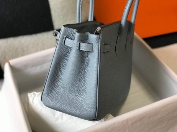 Replica Hermes Birkin Designer Tote Bag Togo Leather 28335 Light Blue