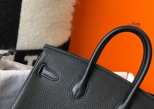 Replica Hermes Birkin Designer Tote Bag Togo Leather 28334 Black