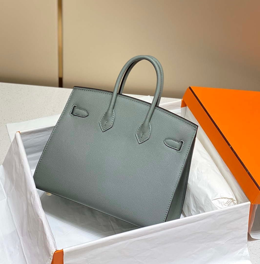 Replica Hermes Birkin Designer Tote Bag Epsom Leather 28370 Almond Green
