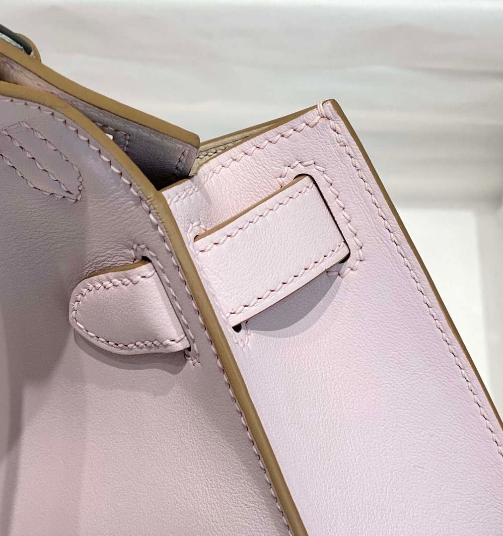 Replica Hermes 316413 Jyspiere Leather Hermes bags Pink H900916