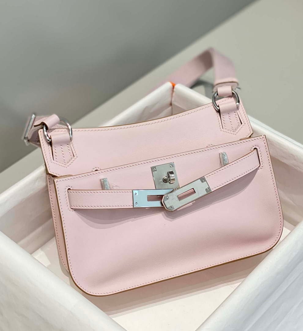 Replica Hermes 316413 Jyspiere Leather Hermes bags Pink H900916