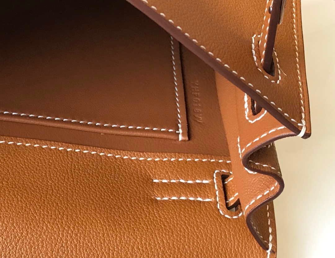 Replica Hermes Kelly Danse 22cm Leather Bag 20353 Tan