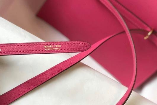 Replica Hermes Kelly Danse 22cm Leather Bag 20351 Plum