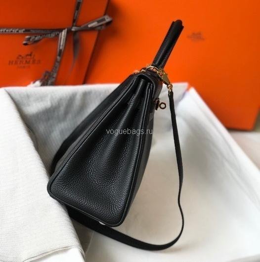 Replica Hermes Kelly Danse 20318 Designer Tote Shoulder Strap Bag 28 32cm Black