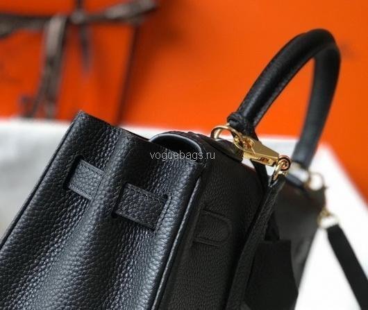Replica Hermes Kelly Danse 20318 Designer Tote Shoulder Strap Bag 28 32cm Black