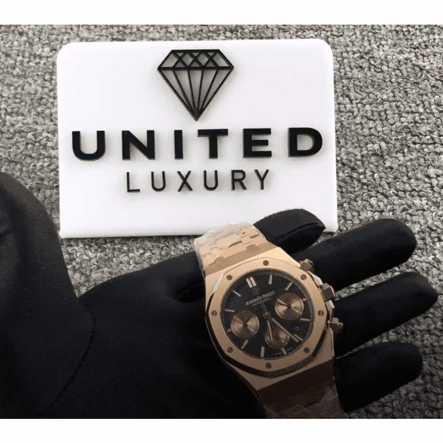 AP Royal Oak Chronograph 26331OR.OO.D821CR.01 “Rose Gold” High-End Replica 1:1
