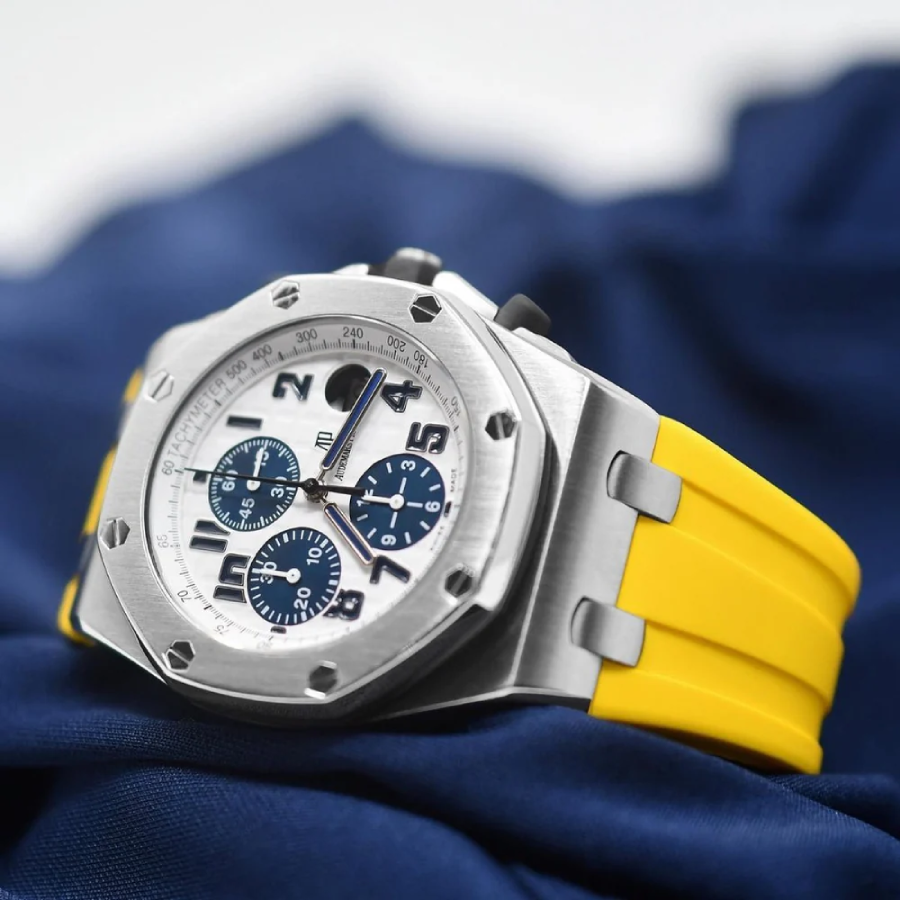 Audemars Piguet – Royal Oak – Rubber Strap – Yellow