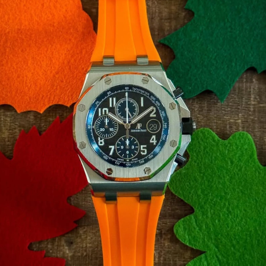 Audemars Piguet – Royal Oak – Rubber Strap – Orange