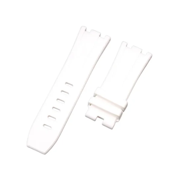 Audemars Piguet – Royal Oak –  Rubber Strap – White