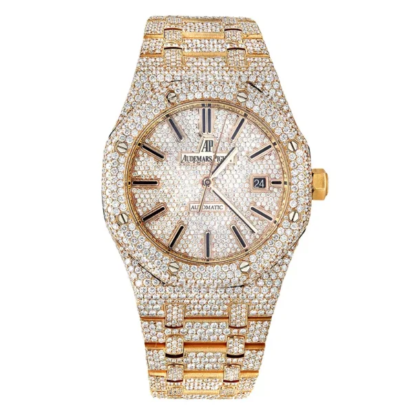 Audemars Piguet Royal Oak Chronograph 26331BA “Iced Out Gold” Ultra Fine Replica