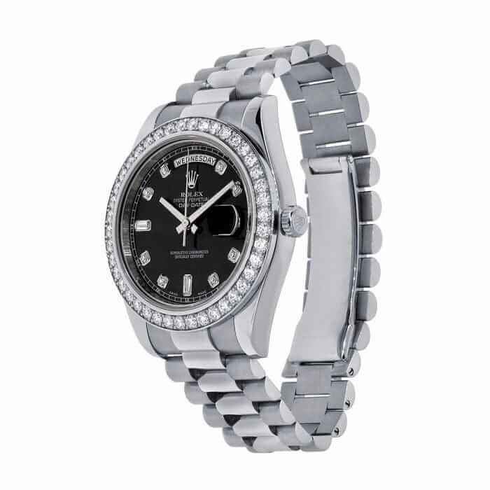 Rolex Day-Date White Diamond Replica